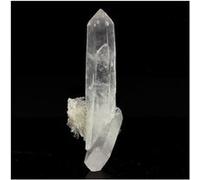 QUARTZ BITERMINÉ - Pierre Naturelle en Provenance de France, Mine de Oulles, Isère Cristal Rare et Authentique 96.10 ct - Certificat d'Authenticité Inclus 66 x 26 x 23 mm G