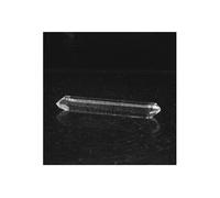 QUARTZ BITERMINÉ - Pierre Naturelle en Provenance de La Gardette Mine, Bourg d'Oisans, Isère, Auvergne-Rhône-Alpes, France - Cristal Rare et Authentique 2.45 ct - Certificat d'Authenticité Inclus 24 x