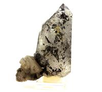 QUARTZ - Pierre Naturelle en Provenance de France, Saint-Sorlin-d'Arves - Inclusions d'Ardoise et Calcite, Roche Multicolore 195.9 ct - Certificat d'Authenticité Inclus 52 x 39 x 24 mm