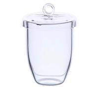 Quartz Crucible High Purity Glass with Cover 1400°C 1pc,250ml,300ml