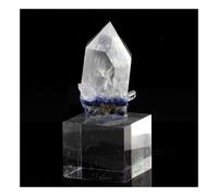 Quartz + Dumortierite. 158.5 Ct. Vaca Morta Quarry, Bahia, Brésil.