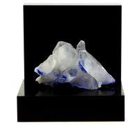 Quartz + Dumortierite. 313.5 Ct. Vaca Morta Quarry, Bahia, Brésil.