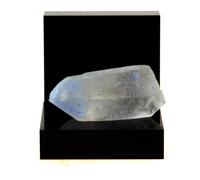 Quartz + Dumortierite. 70.5 Ct. Vaca Morta Quarry, Bahia, Brésil.