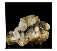 Quartz + Epidote. 885.0 Ct. Saint-Véran, Hautes-Alpes, France.
