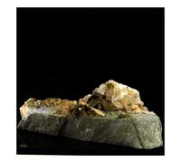 Quartz + Epidote + Calcite. 368.95 Ct. Aiguilles De L'argentière, Savoie, France.