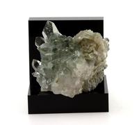 QUARTZ FANTÔME CHLORITEUX - Pierre Naturelle en Provenance de France, Les Deux Alpes - Rare Minéral de Collection 158.9 ct - Certificat