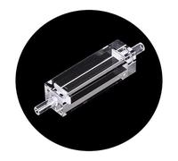 Quartz Flow-through Cuvette With Threaded Connectors At Both Ends Of The Flow Cell(75 * 12.5 * 12.5/1mm)