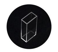 Quartz Fluorescent Covered Cuvette, Integrated Fused Process Acid/Alkali Resistant Organic-Resistant Cuvette(45 * 12.5 * 52.5)