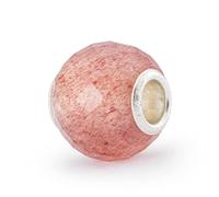 QUARTZ FRAISE ROND FACETÉ