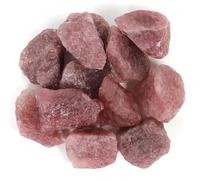 Quartz Fraise Rouge Brut 500 g - Pierre Naturelle Décoration