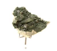 QUARTZ FUME + CHLORITE - Pierre Naturelle en Provenance de France, Vallon de la Valette, La Lauzière massif, Savoie - Pierre rare avec inclusions de