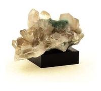 QUARTZ FUME + CHLORITE - Pierre Naturelle en Provenance de France, Les Deux Alpes, Isère Pierre Rare et Puissante, Propriétés de Guérison 283.75 ct -