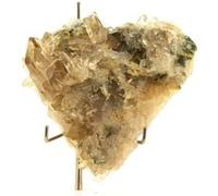 QUARTZ FUMÉ + CHLORITE - Pierre Naturelle en Provenance de Les Deux Alpes, Isère, France - Cristal de guérison et protection 1415.20 ct - Certificat d'Authenticité Inclus 105 x 88 x 50 mm G