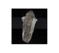 QUARTZ FUMÉ + CHLORITE - Pierre Naturelle en Provenance de Les Deux Alpes, Isère, France - Cristal de guérison et protection 222.0 ct - Certificat d'Authenticité Inclus 53 x 27 x 24 mm