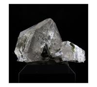 Quartz Fumé + Epidote. 105.0 Ct. Massif Des Grandes Rousses, Isère, France.