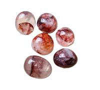 Quartz Hématoïde Rouge Roulée de 2 à 3 CM, Pierre Naturelle de Lithothérapie, 1 Unité