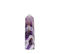 Quartz Hexagonal Wand Dream Amethyst Crystal Column Purple Tower Home Decoration Ornaments (Size : 5-6cm) Gemstone Stone