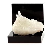 QUARTZ HYALIN - Pierre Naturelle en Provenance de France, Bourg d'Oisans - Cristal de Quartz Blanc Pur, Collection Rare 132.4 ct - Certificat