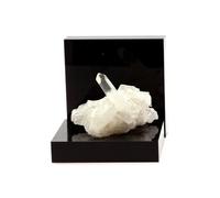 QUARTZ HYALIN - Pierre Naturelle en Provenance de France, Bourg d'Oisans - Cristal de Quartz Blanc Pur, Collection Rare 124.8 ct - Certificat d'Authenticité Inclus 43 x 40 x 32 mm Blanc G