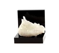 QUARTZ HYALIN - Pierre Naturelle en Provenance de France, Bourg d'Oisans - Cristal de Quartz Blanc Pur, Collection Rare 132.4 ct - Certificat