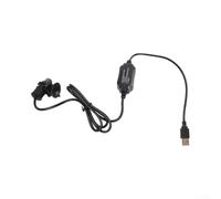 Quartz Mini Heater for Aquarium 18-34C Control(SC07A) | Adjustable 18-34C range, auto constant pour temp, high pour temp protection, USB 5V 2A input, fits 2L tanks