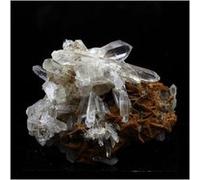 Quartz Muzo + Siderite. 242.0 Ct. Montjean, Vizille, France..