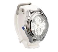 Quartz O'Clock pour Les Hommes, Hommes Analogues Regardez la Mesure du Temps Stable 3 Hands Brillants Mouvement Précis Silicone Élégant Groupe de Sport (Sangle #12)