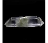 QUARTZ - Pierre Naturelle en Provenance de France, Chamrousse - Inclusions d'Epidote et Byssolite, Cristal Rare - 30.0 ct - Certificat d'Authenticité Inclus 40 x 10 x 9 mm G