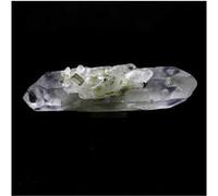 QUARTZ - Pierre Naturelle en Provenance de France, Chamrousse - Quartz avec inclusions d'Epidote et Byssolite, 47.0 ct - Certificat d'Authenticité Inclus 45 x 13 x 11 mm G
