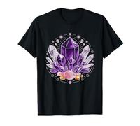 Quartz Rose Collectionneuse De Cristaux Pierres Guérison T-Shirt