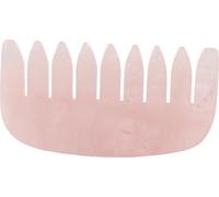 Quartz rose -Débris de plaque, conception de plaque de crête de massage lisse pour le cadeau d'anniversaire de la famille