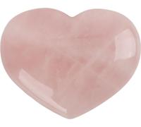 Quartz rose en forme de cœur Anxiété Relief recevoir de l'énergie Matériau Premium Cristal de texture exquise pour la méditation