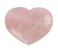 Quartz rose en forme de cœur, soulagement de l'anxiété, recevoir de l'énergie, matériau de haute qualité, texture exquise, cœur de cristal pour la méditation