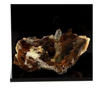 QUARTZ + SIDERITE EN PROVENANCE DE ALLEVARD, ISERE, FRANCE - Pierre Naturelle de Guérison et d'Energie Positive 768.0 ct - Certificat d'Authenticité