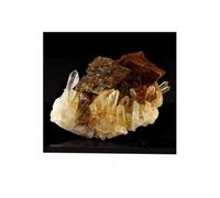 QUARTZ + SIDERITE EN PROVENANCE DE FRANCE, ALLEVARD - Pierre Naturelle Rare et Authentique 538.0 ct - Certificat d'Authenticité Inclus 75 x 52 x 30 mm G