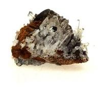 QUARTZ + SIDERITE + HEMATITE - Pierre Naturelle en Provenance de France, Vaulnaveys-le-Bas - Cristal de Quartz avec Siderite et Hematite, Collection Minérale 105.0 ct - Certificat d'Authenticité Inclu