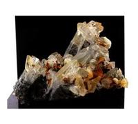 QUARTZ + SIDERITE - Pierre Naturelle en Provenance de France, L'Alpe d'Huez - Cristal de Guérison et d'Énergie, 596.0 ct - Certificat d'Authenticité Inclus 80 x 60 x 47 mm G