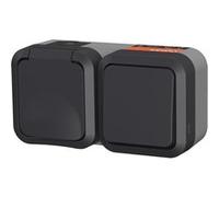 Interrupteur + prise - QUARX - Aqua Pro - Extérieure, verticale, IP55, 250V, 16A
