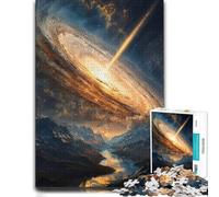 Quasar Galaxy Dreamscape Puzzle Bois Complexe, Adultes, 1000 pièces | Cadeau pour amateur de puzzle: zones du motif lisibles pour les parties détaillées en intérieur.