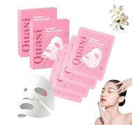 Quasi Bio Collagen Face Mask Overnight, Quasi Collagen Glow up Mask, Quasibio Anti-Aging Mask, for Wrinkle Reduction and Pores Minimization - Glow like Glass Skin (2pcs)