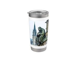 Quasimodo, hauteurs de la cathédrale de Paris, monstre bossu Gobelet isotherme en acier inoxydable double paroi