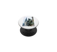 Quasimodo, hauteurs de la cathédrale de Paris, Monstre bossu PopSockets PopGrip Adhésif