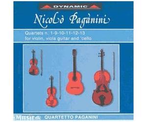 Quat. Pour Guitare & Cordes Nos. 1, 9 À 13 Quatuor Paganini