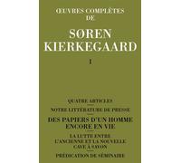 Quatre articles - 1834-1841... - Søren Kierkegaard - L'orante Eds De - broché - Essai