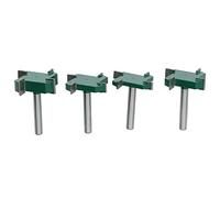 Quatre coups de fraisage à fente T Set de qualité industrielle Strong durable du bois durable rainure