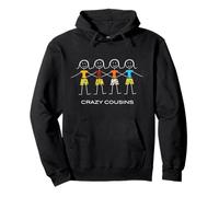Quatre cousines Amusantes pour Femmes et Filles Sweat à Capuche
