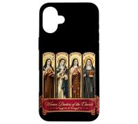Quatre Femmes médecins de l'Église Saints catholiques Thérèse Coque pour iPhone 16 Plus