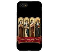 Quatre Femmes médecins de l'Église Saints catholiques Thérèse Coque pour iPhone SE (2020) / 7/8