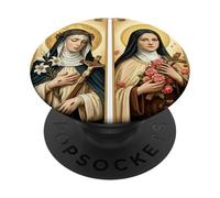Quatre Femmes médecins de l'Église Saints catholiques Thérèse PopSockets PopGrip Adhésif