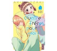 Quatre frères pour moi ! - Tome 3 - Akira Ozaki - Kana Eds - broché - Manga
